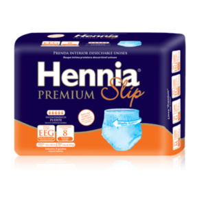 Ropa Interior Descartable – Hennia Slip Premium – Talle XXG – 8 U